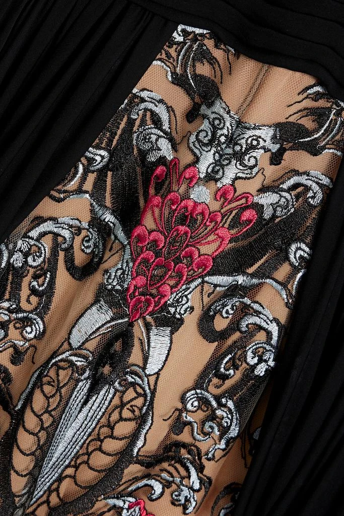 Zuhair Murad Embroidered silk-blend chiffon and tulle gown 4