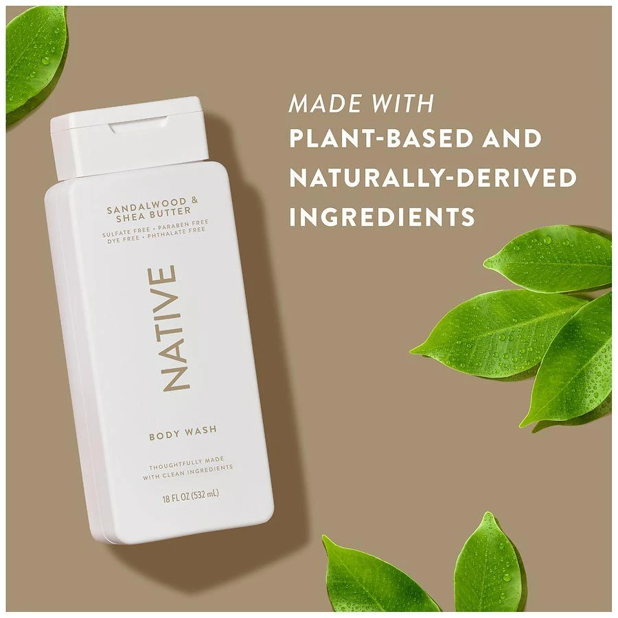 Native Body Wash Sandalwood & Shea 5