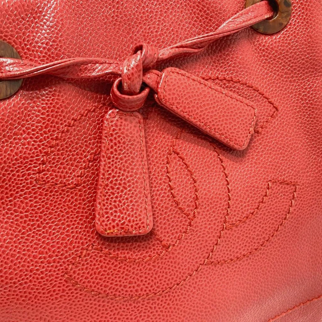 Chanel Chanel Red Cc Mark Bag Vintage Tote Bag 3