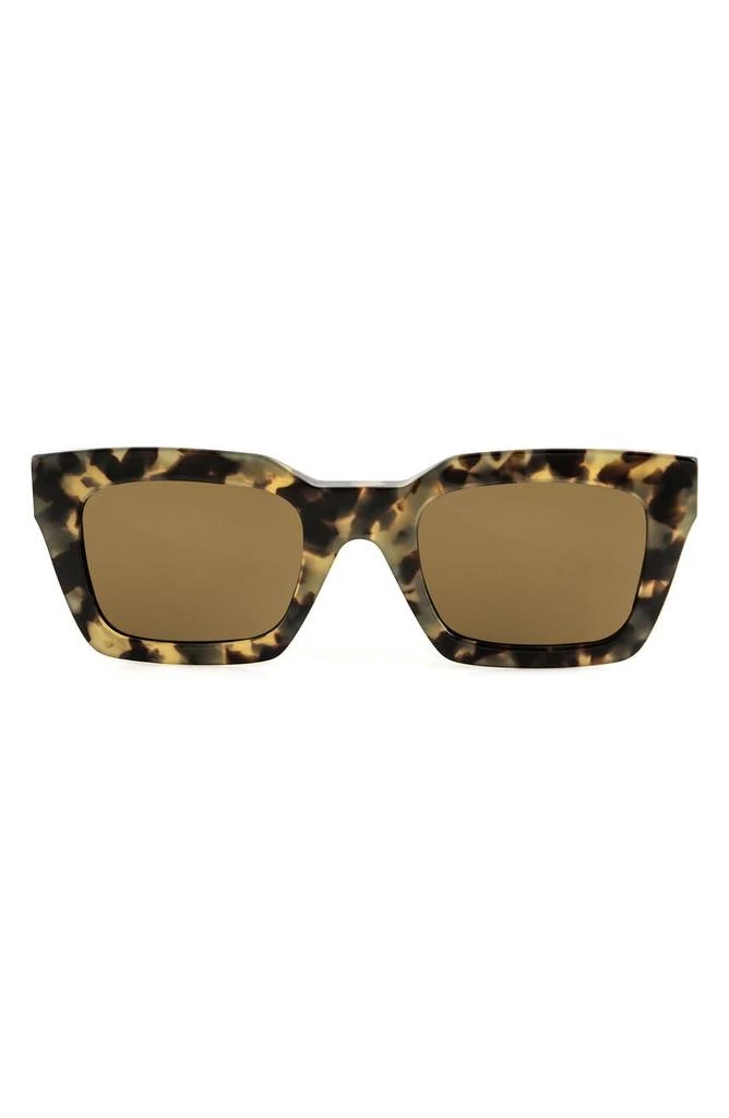 AQS Harper 55mm Polarized Square Sunglasses 1