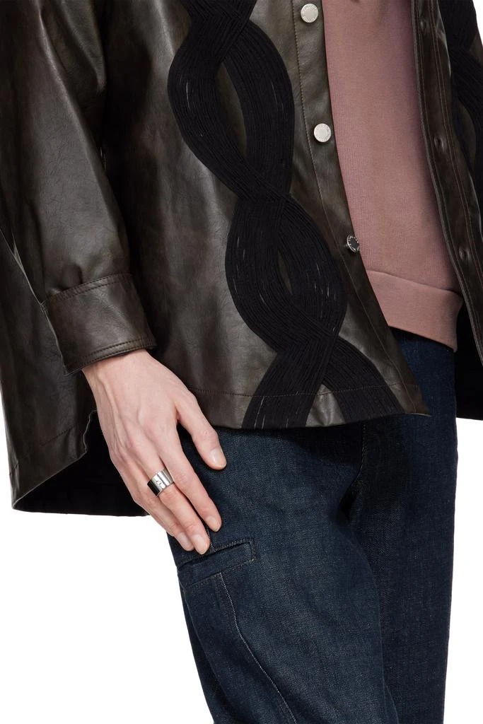 Acne Studios Silver Crystal Ring 2