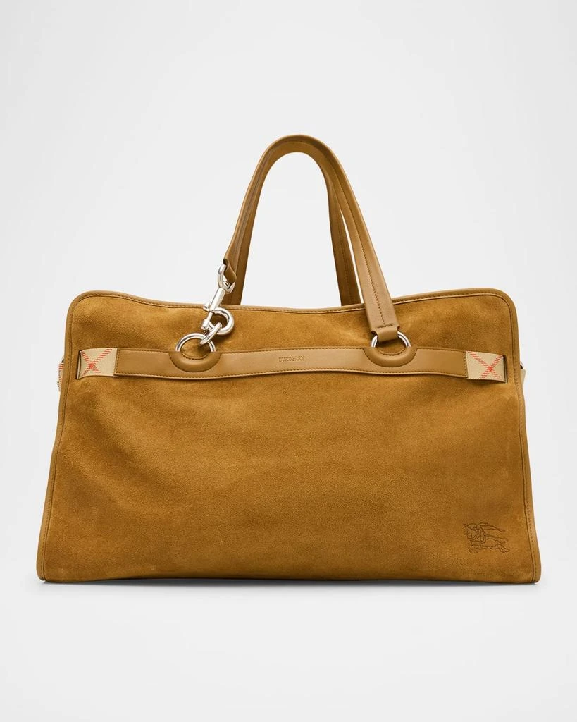 Burberry Men
s Suede Duffel Bag 1