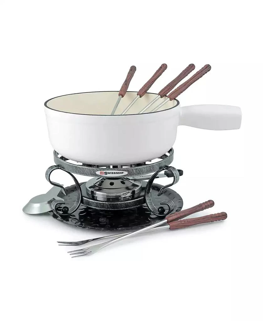 SWISSMAR Lugano 9 Piece Cast Iron Fondue Set