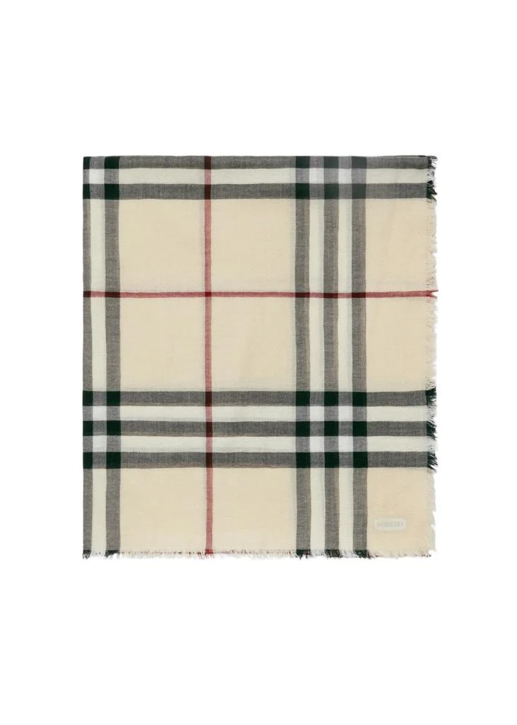 Burberry Check wool scarf 1