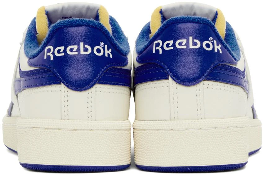 Reebok Off-White & Blue Club C Revenge Sneakers 2