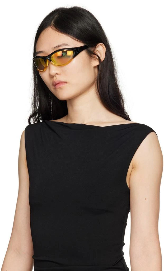 BONNIE CLYDE Black & Yellow Angel Sunglasses 4