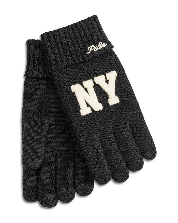 Ralph Lauren Fleece Lined Polo NY Gloves