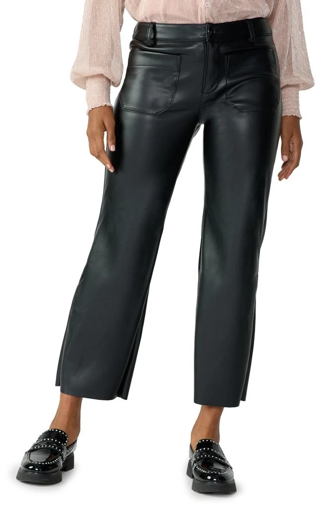 Sanctuary Marine Faux Leather Crop Pants 1