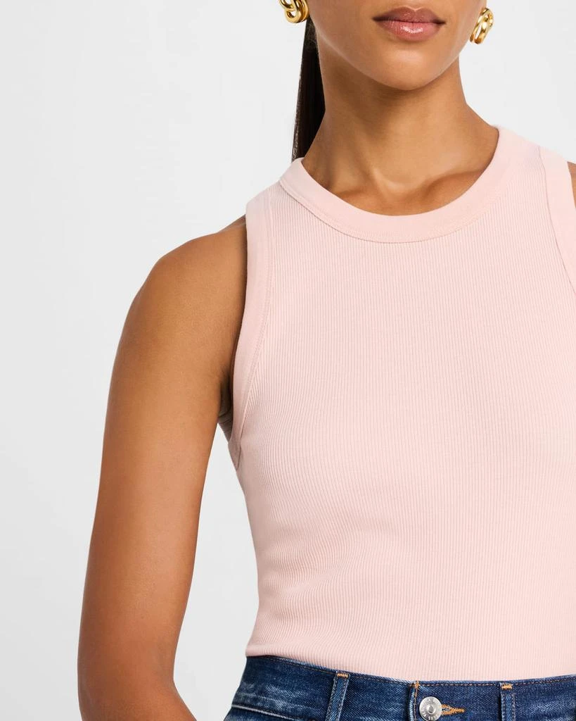 VERONICA BEARD Jordyn Cropped Tank Top 5