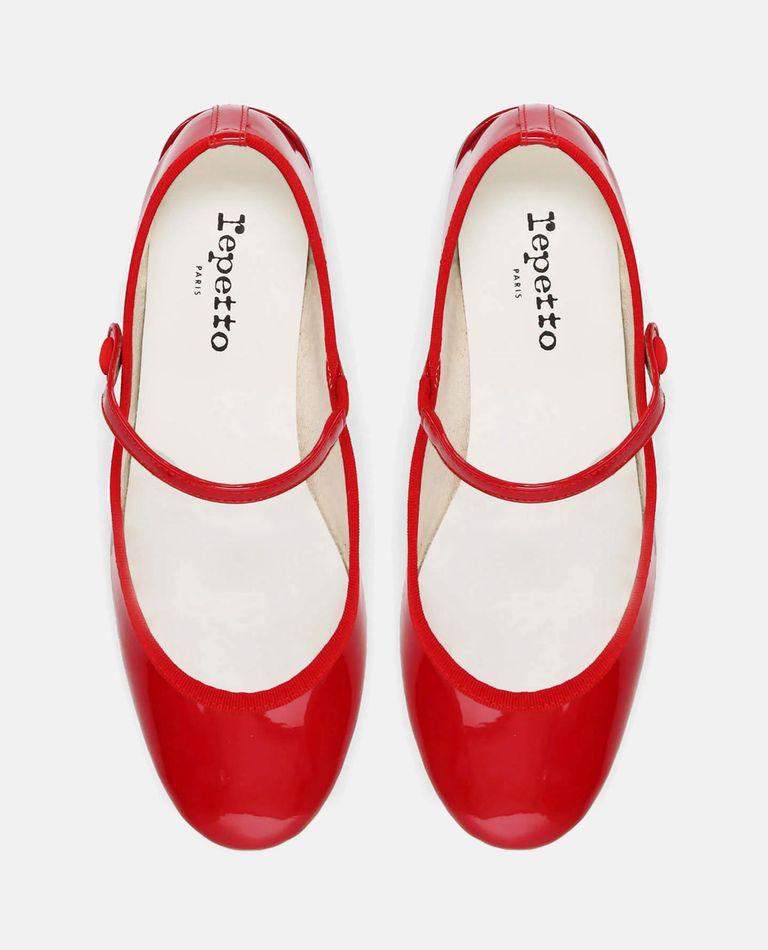 Repetto Rose Babies Patent Leather Mary Jane