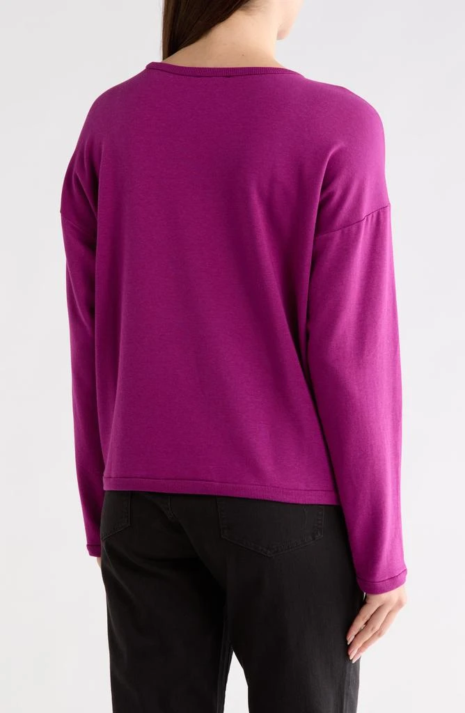 Eileen Fisher Boxy Terry Top 2