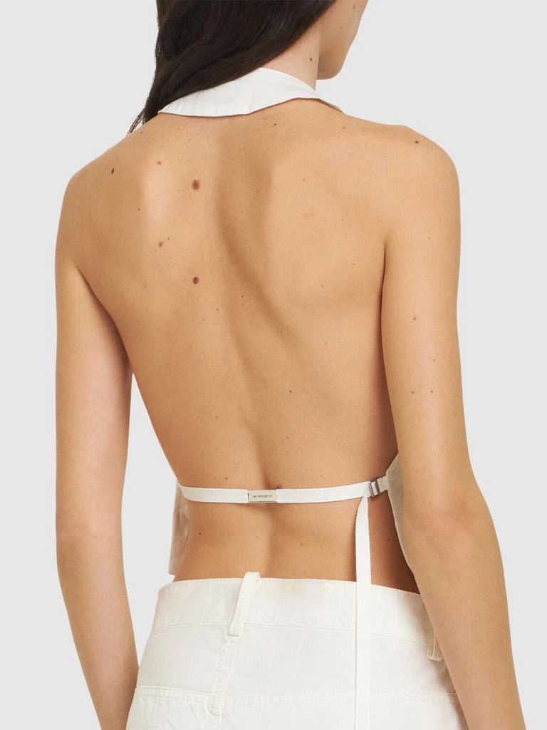 ANN DEMEULEMEESTER Monique Cotton Twill Vest 2
