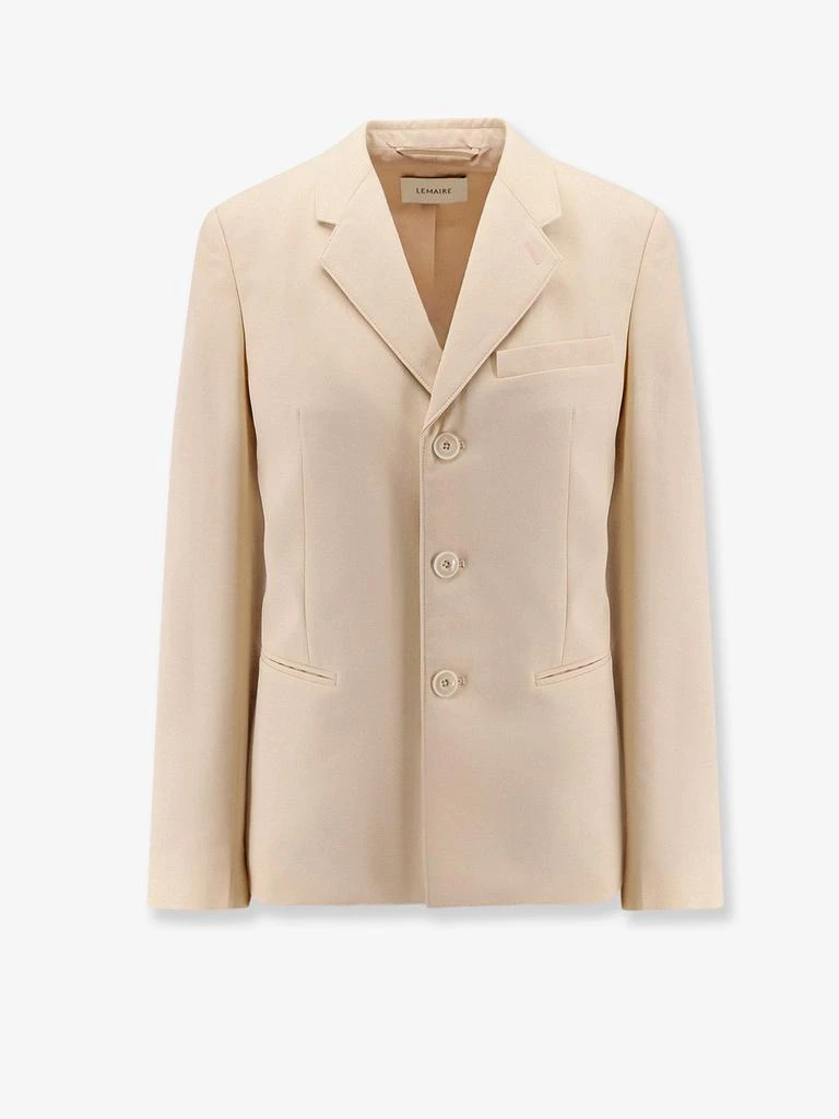 Lemaire Single-breasted wool and viscose blazer 1