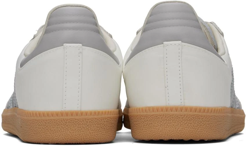 Adidas Off-White & Gray Samba OG Sneakers 2