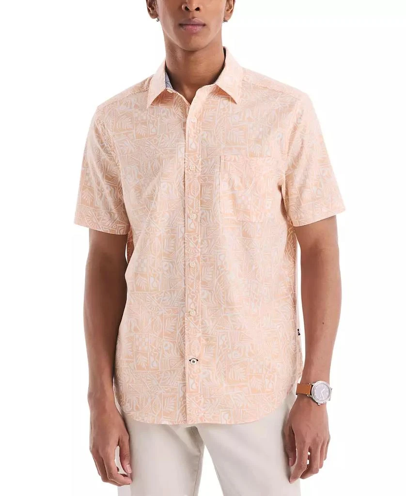 Nautica Men's Tropical-Print Shirt - Shirts Nautica Men's Tropical-Print Shirt - Shirts