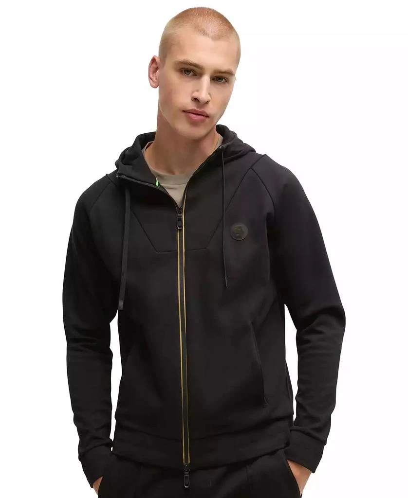 Hugo Boss Men's Double B Monogram Zip-Up Hoodie 1