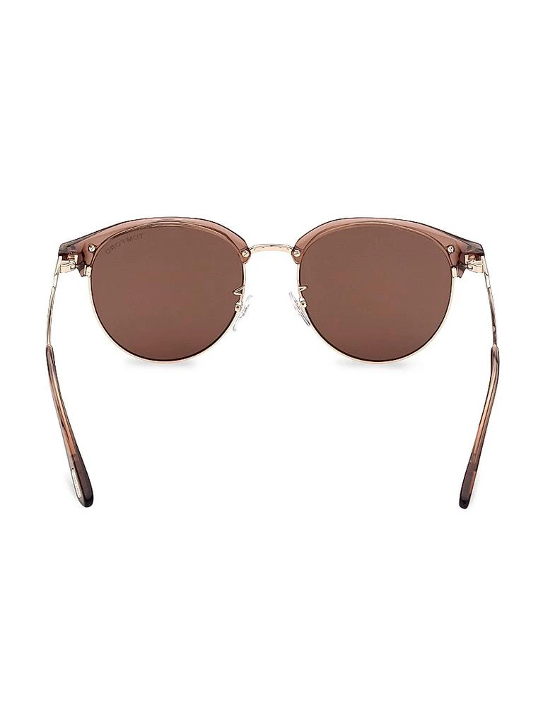 Tom Ford 55MM Clubmaster Round Sunglasses 5