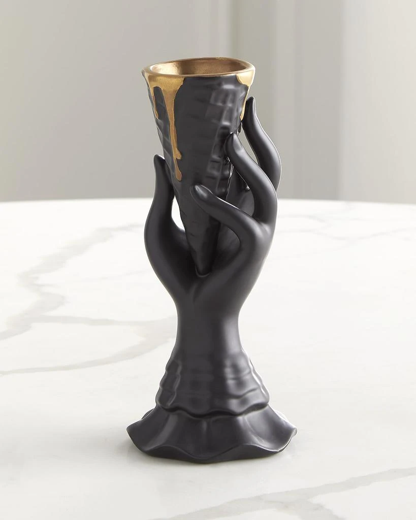 Jonathan Adler Gilded I-Scream Bud Vase