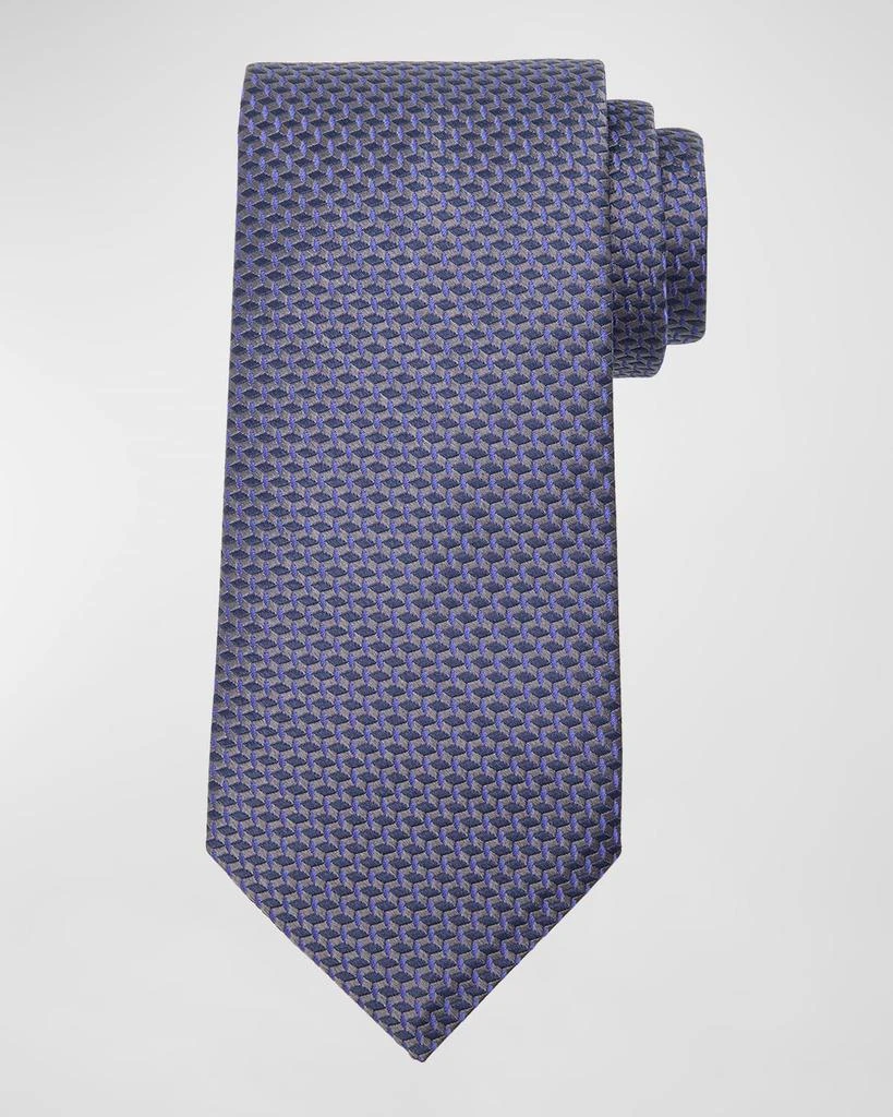 Stefano Ricci Men's Woven Diamond Silk Tie 1