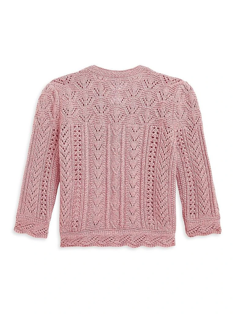 Ralph Lauren Baby Girl's Pointelle Knit Cardigan 2