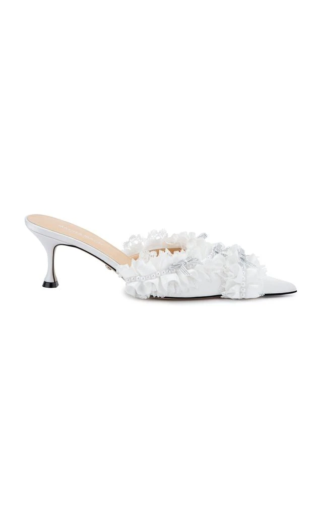 Mach
Mach Mach
Mach Beauty Of Antoinette Ruffled Satin Mules - Moda Operandi