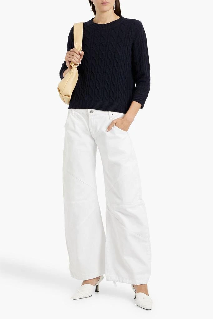 N.PEAL Cable-knit cashmere sweater 2