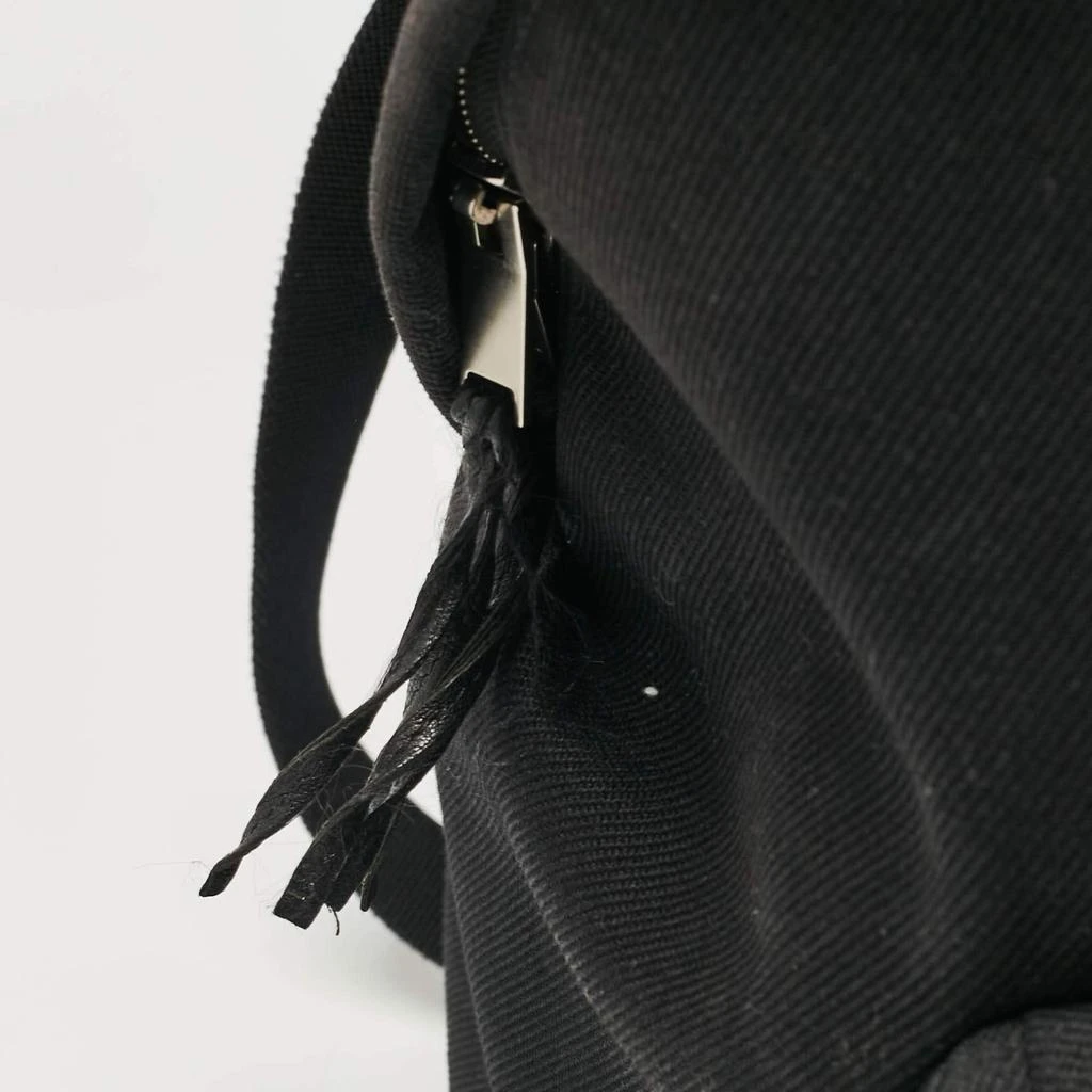 Yves Saint Laurent Saint Laurent Black Canvas and Leather City Studded Backpack 9