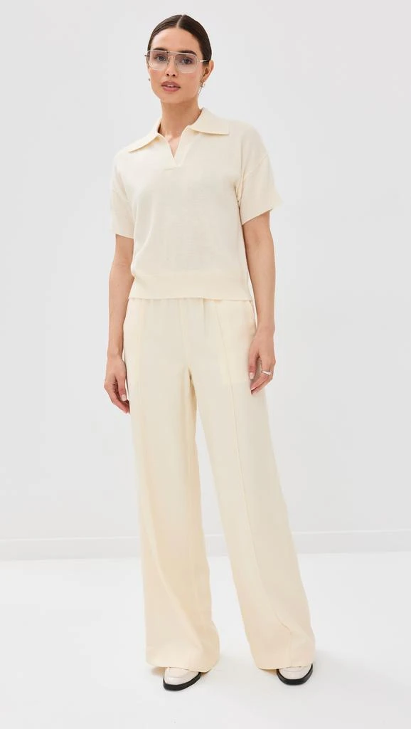 Sablyn Cashmere Mirabelle Relaxed Short Sleeve Polo 4