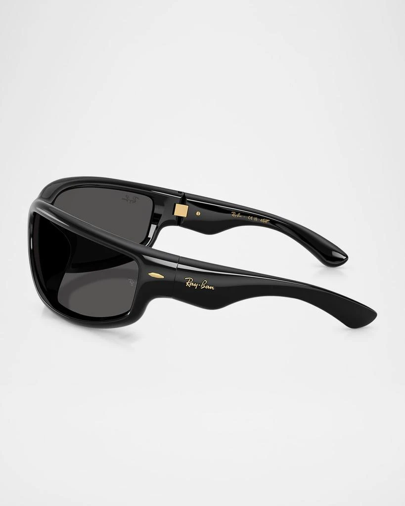 Ray-Ban Ray-Ban RB4941 Ultra Wrap 003 A$Ap Rocky Next Generation Collection Wraparound Sunglasses 2