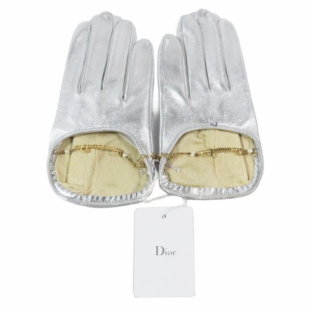 Dior Leather Warm Gloves (Pre-Owned)