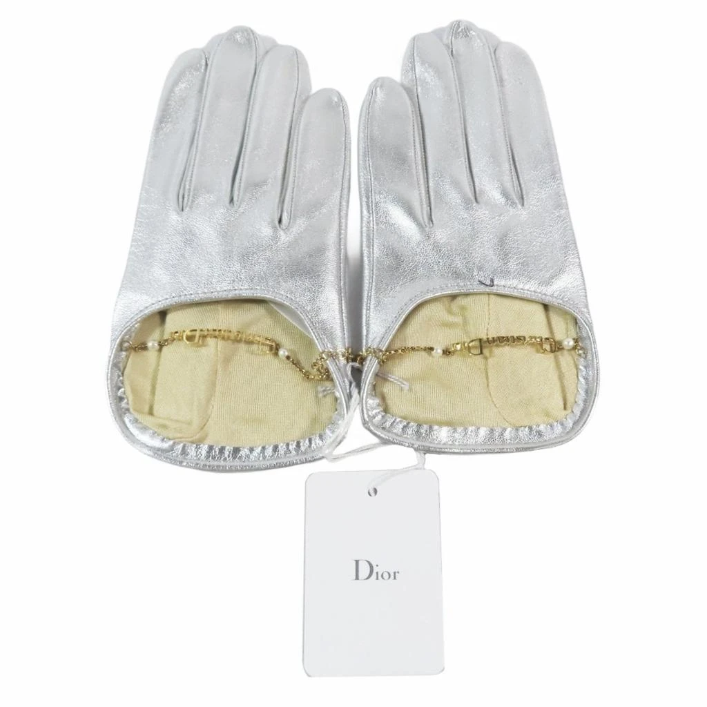 Dior Leather Warm Gloves (Pre-Owned) 1