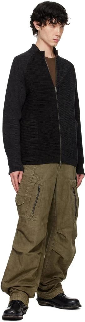 DEVOA Khaki Utility Cargo Pants 4