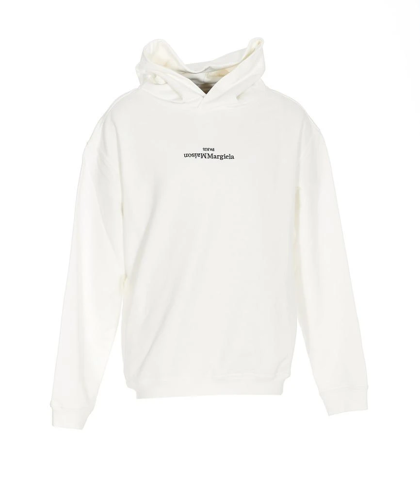 MAISON MARGIELA Maison Margiela Logo Embroidered Hoodie 1
