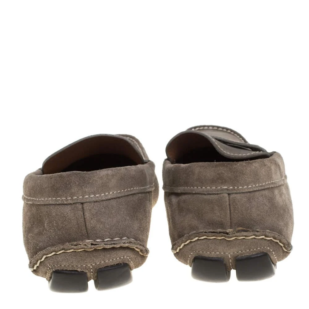 Prada Prada Olive Green Suede Penny Loafers Size 41.5 5