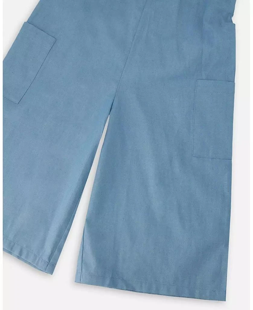 Deux par Deux Toddler Girls Light Blue Chambray Jumpsuit - Toddler|Child 6
