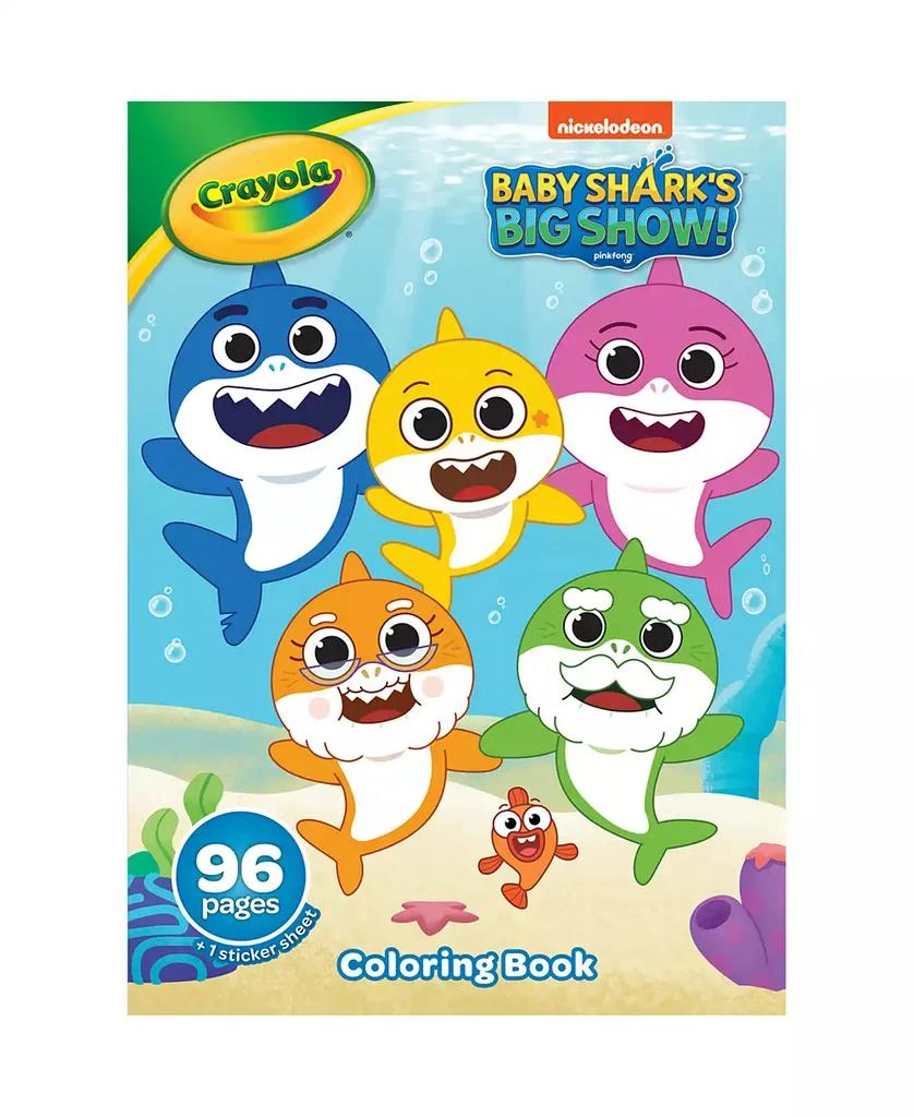 Crayola Baby Shark Coloring Book, 8 Pack 6
