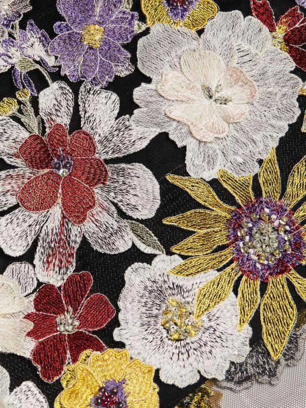 Teri Jon Embroidered Floral Cocktail Dress 5