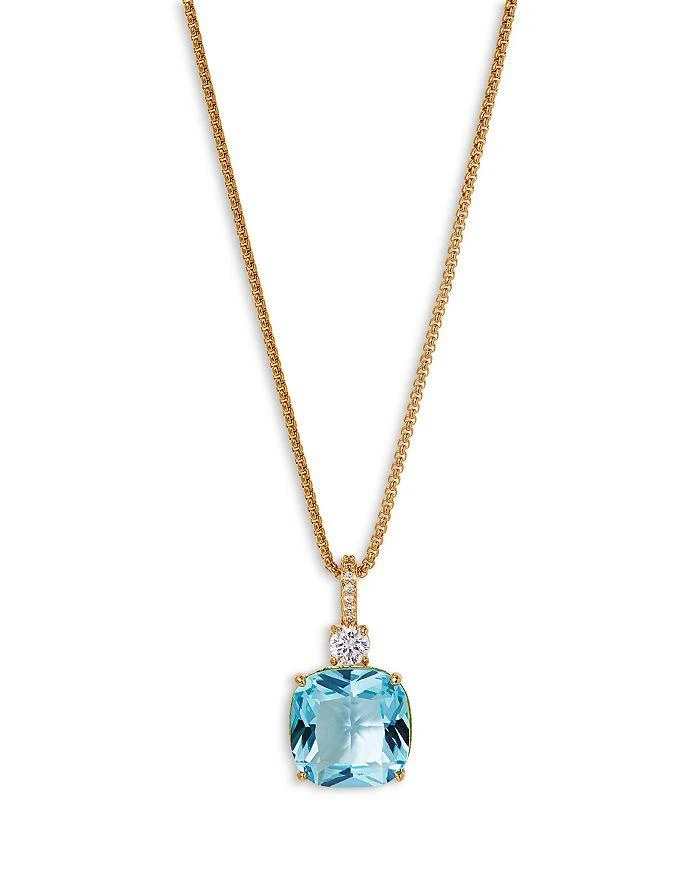 Nadri Macaron Cubic Zirconia Pendant Necklace in 18K Gold Plated, 16"-18" 1