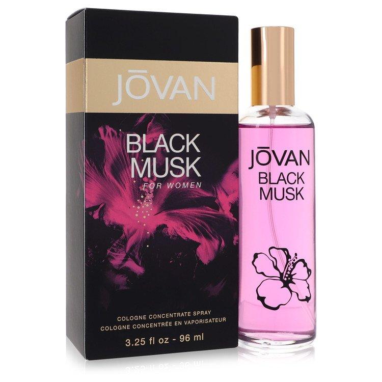 JOVAN Black Musk by  Cologne Concentrate Spray 3.25 oz Women