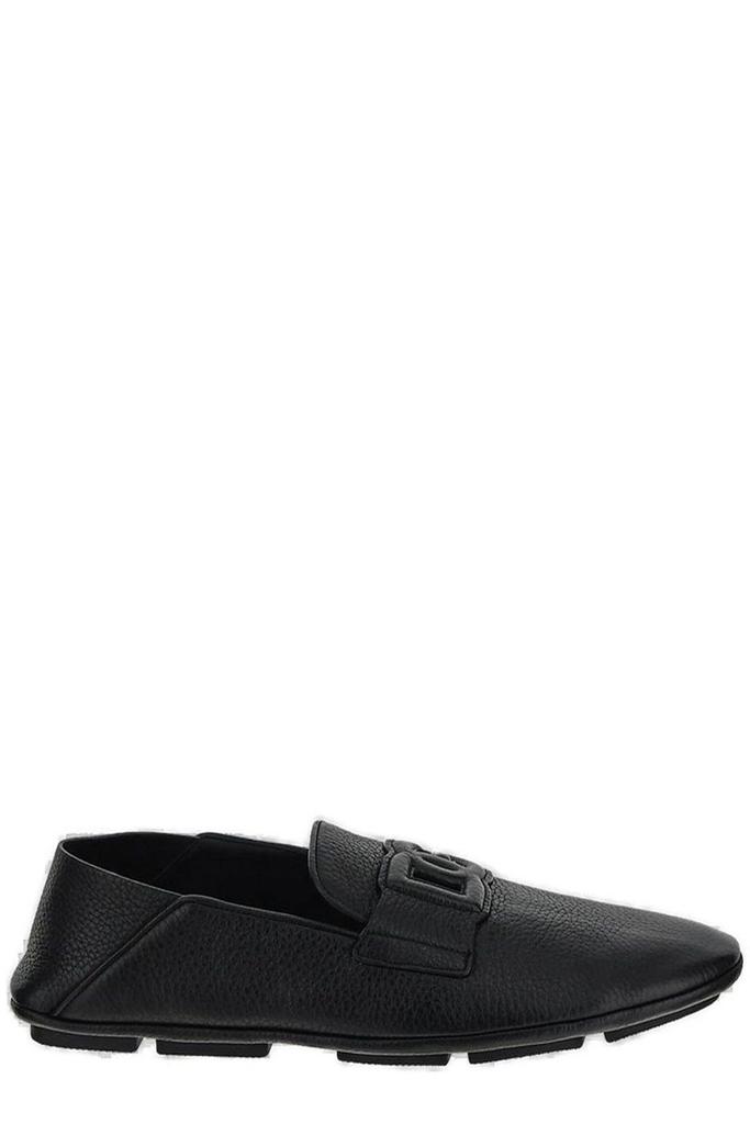 Dolce & Gabbana Dolce & Gabbana DG Logo Plaque Loafers Blue