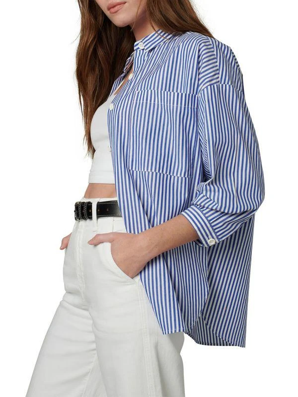 Joe's Jeans Zia Striped Button-Down Shirt 3