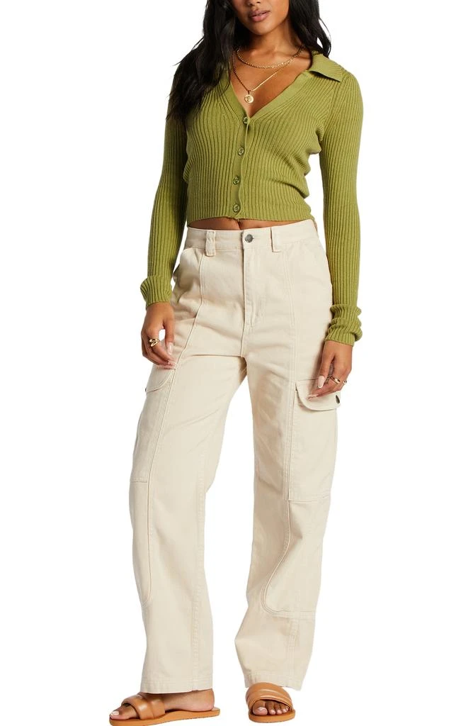 Billabong In Time Spread Collar Rib Cardigan 5