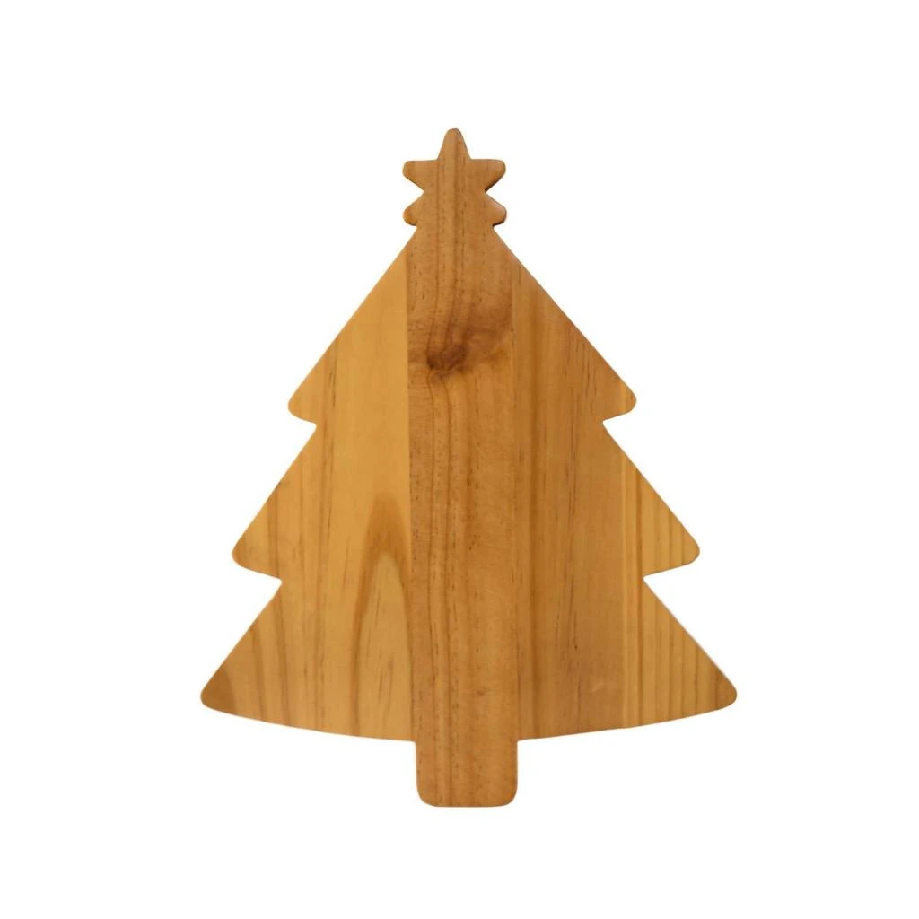 Creative Gifts International Creative Gifts International - Holiday Tree Pine Wood Board - 12.75" x 16"