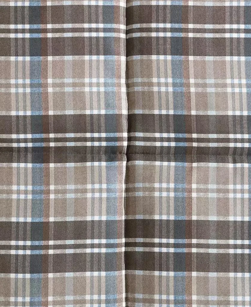 Eddie Bauer CLOSEOUT! Rugged Plaid Micro Suede Reversible 2 Piece Duvet Cover Set 4