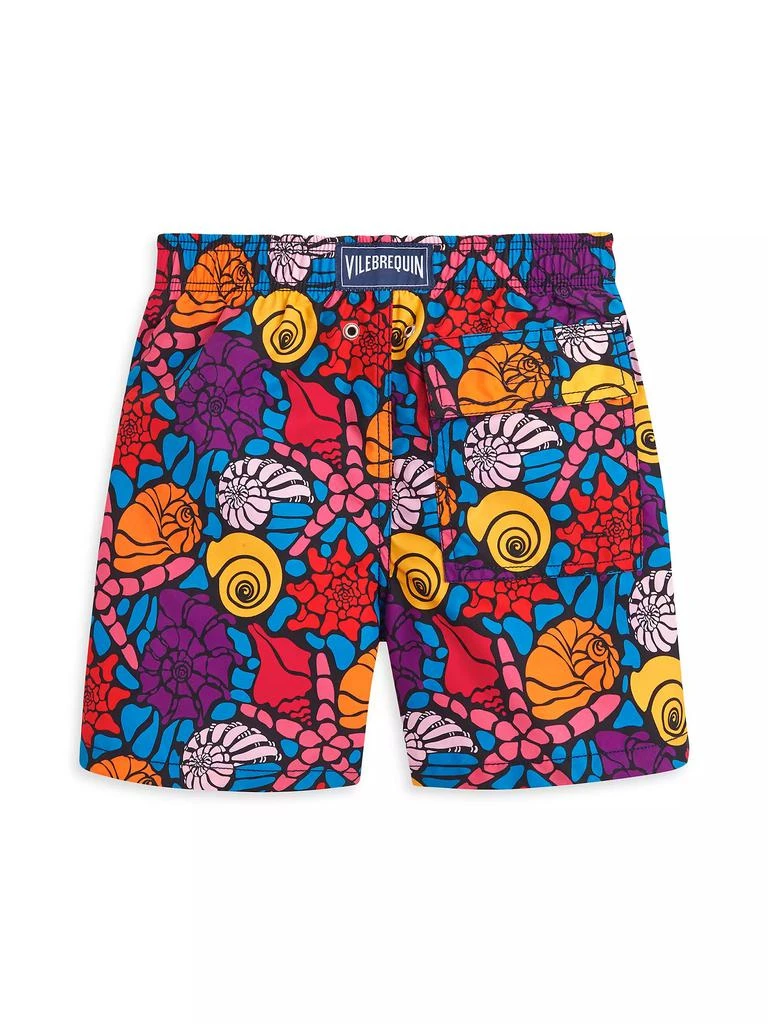 Vilebrequin Little Boy's & Boy's Noumea Seashell Print Swim Shorts 3