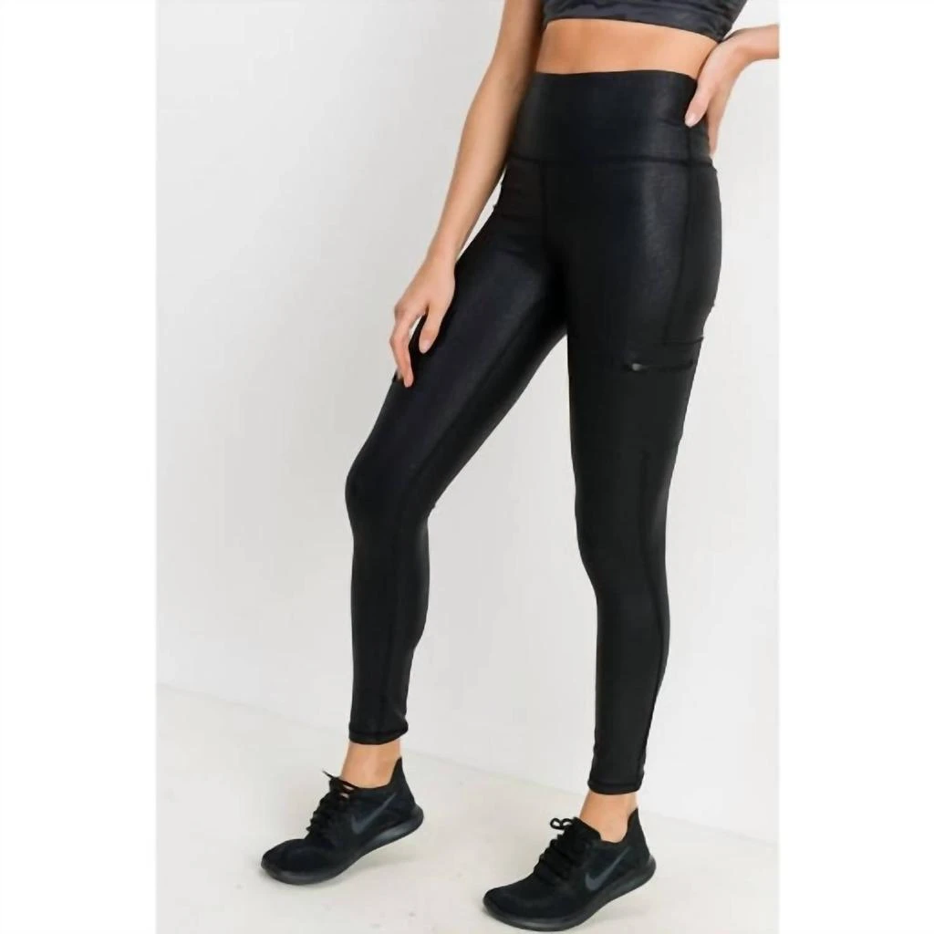 Mono B Mono B - Highwaist Foil Leggings 5