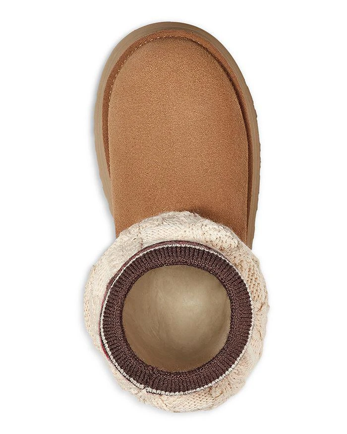 UGG Women's Classic Sweater Letter Platform Boots 3
