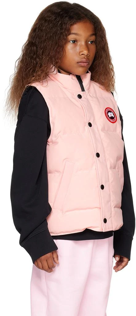 Canada Goose Kids Pink Vanier Down Vest 2
