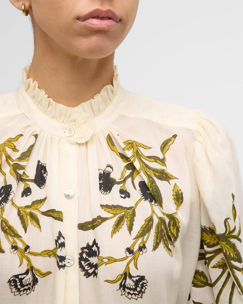 Alix of Bohemia Annabel Olive Lily Valley Shirt 5