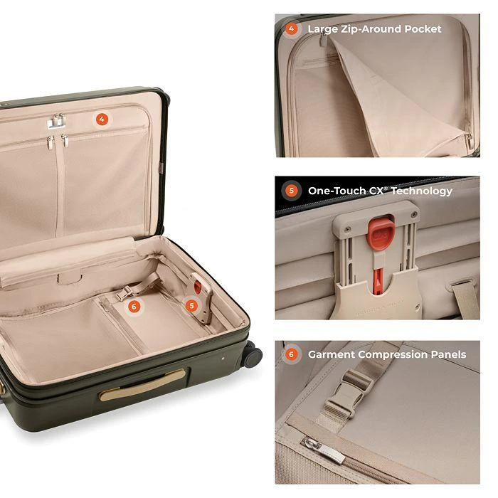 Briggs & Riley Sympatico 3.0 Medium Expandable Spinner Suitcase 10